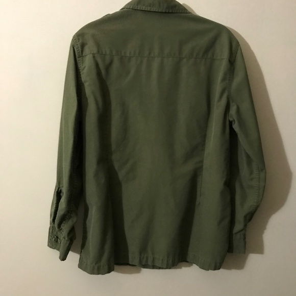 VTG Army Fatigue Shirt Jacket - Picture 3 of 4